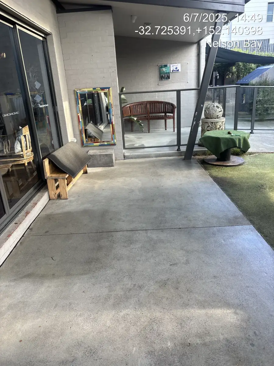 Russell maintaining a residential lawn